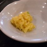 本格さぬきうどん　穂乃香 - 取り放題のショウガ。