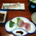 みずうみ - 鯉の甘露煮・はすのなれずし・鯉の刺身