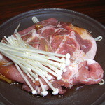 みずうみ - 豚の陶板焼き