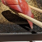 和食 田がわ - 追加注文の大トロ