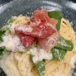 ブラッスリー 航 - パスタ／レモンクリーム 生ハム