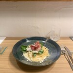 ブラッスリー 航 - パスタ／レモンクリーム 生ハム