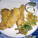 みずうみ - なまずの天ぷら