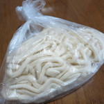 ＜2013年10月＞きりおとしうどんいただきました♪約300gもあります。