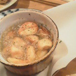 やきとんひなた - 131005東京　やきとんひなた大山店　ニンニク