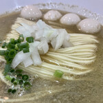 ヌードル＆スパイスカレー 今日の1番 - 限定(少し濃い煮干) かけ　¥700-(税込)