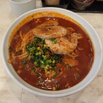 らあめん 雅知 - 超激辛ラーメン辛さ１（上から）