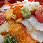 和旬 いさりび - 上海鮮丼アップ
