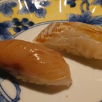 Sushi Take - ぶりと鯛の昆布締め