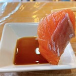 濱田商店 - 秋鮭のお刺身