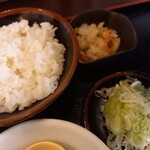 うどん市 - ランチの付け合わせ