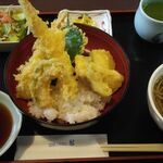 藍 - 天ぷら丼定食