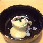 活魚割烹 赤坂 - 秋刀魚の湯葉巻