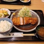 とんかつ和泉 - ロースカツ定食