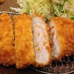 とんかつ和泉 - ロースカツアップ