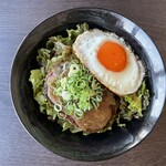 はっぴーすまいる - ロコモコ丼（和風おろしだれ）