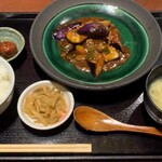 中国酒家 明元 - 本日の日替り　マーボーなす