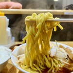 味噌麺処 花道庵 - 「辛味噌ラーメン」の麺
            2023年9月20日