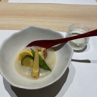 くすの樹 - じゃがいものソースがかかった抱き合わせ
