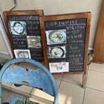 クラフトバル ココペリ - 立て看板メニュー