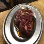焼肉食堂 かど家    - 厚切りハラミやったかな？