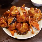 台湾料理 萬福 - A定食2品付き 麻婆ナス