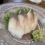 新橋うっちゃり - 鰻の刺身！珍しい。