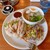 オチャバーカフェ - 料理写真:カオマンガイとタイヌードルのランチセット　¥1,380(税込)