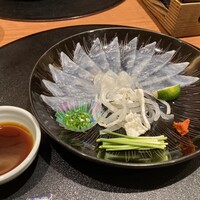 下関春帆楼 阿倍野店 - ふく刺し(てっさ)