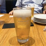 キリン横浜ビアホール - ドリンク写真:先ずはビールで乾杯！