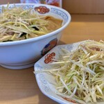 Ramen Shoppu - 南蛮ラーメン大盛り　ネギトッピング