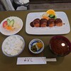 Wafuu Youshoku Hiyoshi - ●名代 上ひれかつ定食【4個、ミニサラダ付き】2,178円
                
                ポテサラはジャガイモの味わいが残されてて美味しい