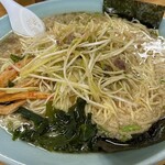 ラーメンショップ 椿 - 料理写真:ネギラーメン大盛り