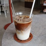 Zenta coffee - カフェオレ（Ice）　650円