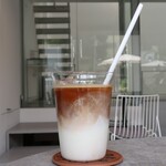 Zenta coffee - カフェオレ（Ice）　650円