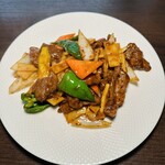 黑芝麻香味炒牛肉