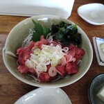 Shintsugutei - マグロすきみ定食800円