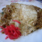 五目入りの焼きそば