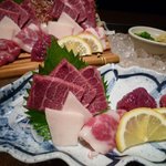 馬刺身盛３人前　3800円