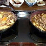 さとり - 味噌煮込みうどんと牛カルビ煮込みうどん