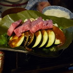 泉坂 - 朴葉味噌焼定食　1800円