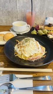 h Trattoria il pozzo　 - ランチタイムのセットB。セット例です！