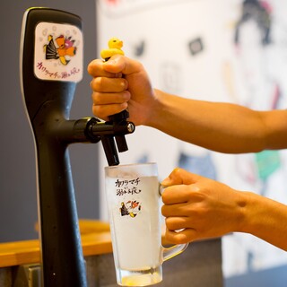 所有桌子上配備的臺式檸檬酸味雞尾酒30分鐘330日元暢飲!