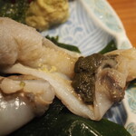 すし処 錦 - とり貝　肝付き