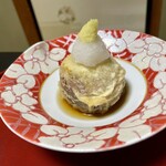 うなぎ料理 吉野屋 - 揚げ出しいちじく