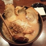 彰膳 - 『北海道味噌　味噌漬け炙りチャーシュー麺』＋超バター
