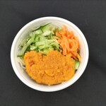 ヴィーラ食堂 - 人参ドレッシングサラダ
