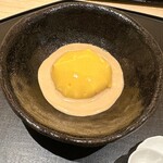 味幸 - 卵黄豆腐　胡麻ソース　満月風