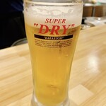 Nyusutando Asahi - せんべろセット　生ビール