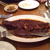 青菜 丸の内ブリックスクエア店 - 今日のおススメ秋刀魚の四川ソース　1300円